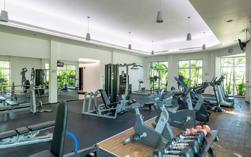 Mareazul outdoor resort gym